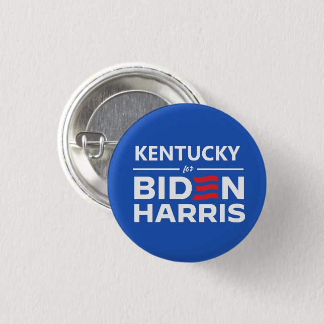 Kentucky für Biden Harris Button (Vorne & Hinten)