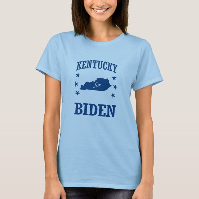 KENTUCKY FÜR BIDEN T-Shirt (Vorderseite)