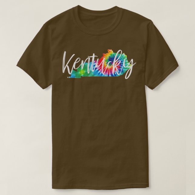 Kentucky Gefärbte Krawatte T-Shirt (Design vorne)