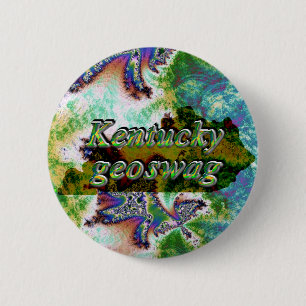 Kentucky Geoswag Swags Geocaching Geschenk-Schatz Button