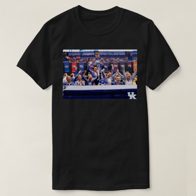Kentucky Gymnastik bei den SEC Meisterschaften T-Shirt (Design vorne)