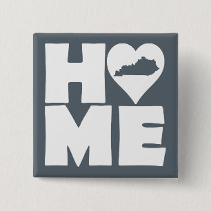Kentucky Home Heart State Button Abzeichen Pin