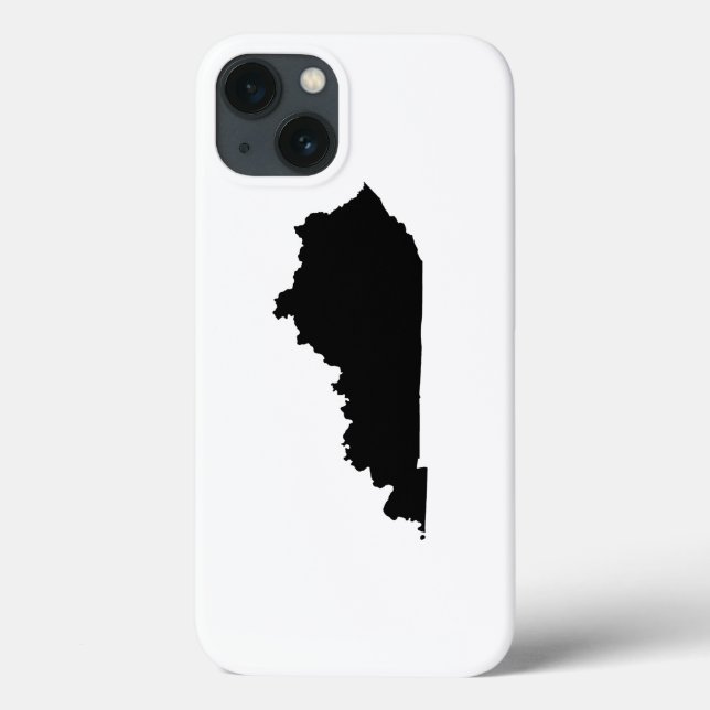 Kentucky in Schwarz und Weiß Case-Mate iPhone Hülle (Rückseite)