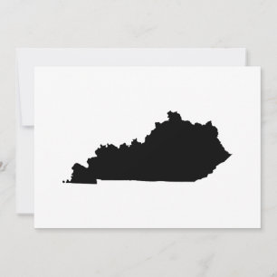 Kentucky in Schwarz und Weiß Einladung
