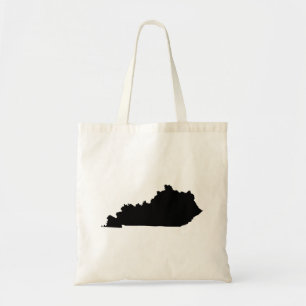 Kentucky in Schwarz und Weiß Tragetasche