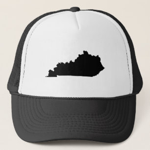 Kentucky in Schwarz und Weiß Truckerkappe