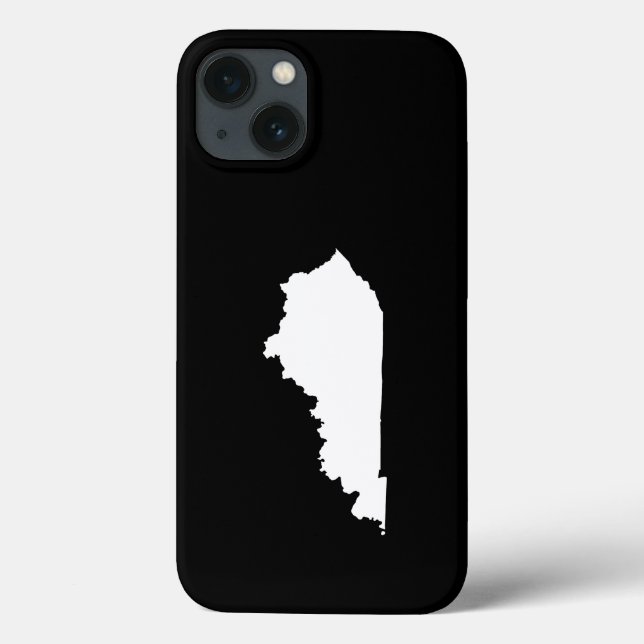 Kentucky in Weiß und Schwarz Case-Mate iPhone Hülle (Rückseite)
