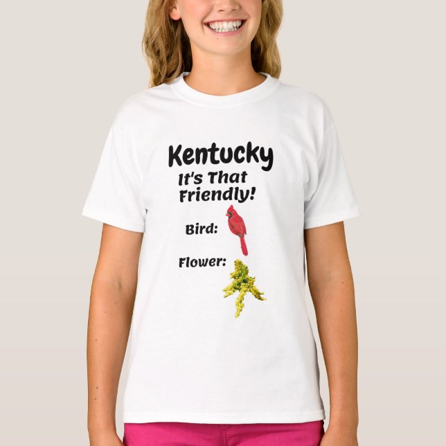 Kentucky ist so freundlich T-Shirt (Vorderseite)
