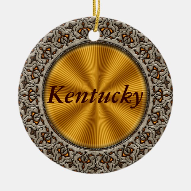 Kentucky Keramikornament (Vorne)