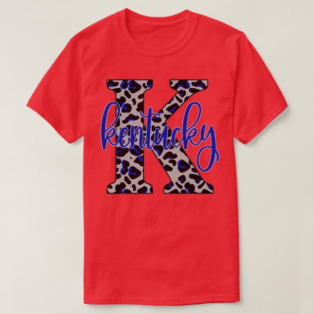 Kentucky KY Leopard Staat von Kentucky Zuhause Swe T-Shirt (Design vorne)