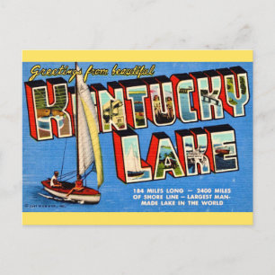 Kentucky Lake Grußpostkarte Postkarte
