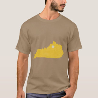 Kentucky Love in Gelb Oversized T-Shirt
