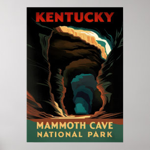 Kentucky Mammoth Cave Nationalpark V03 Poster