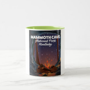 Kentucky Mammoth-Höhle Reiseplakat Zweifarbige Tasse
