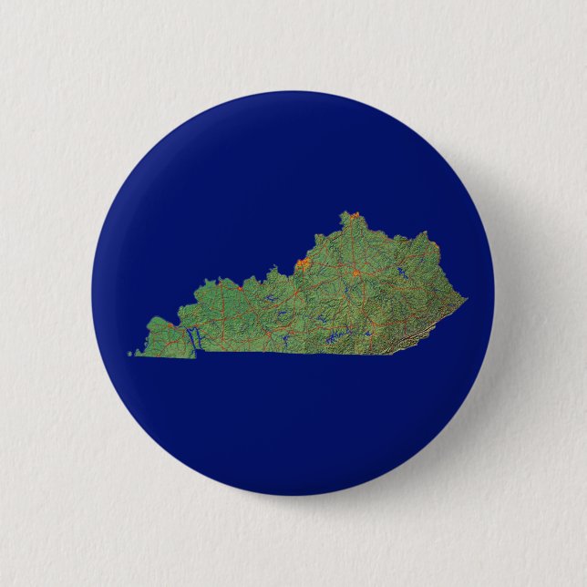 Kentucky Map Button (Vorderseite)