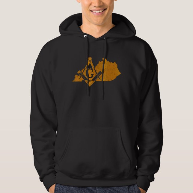 Kentucky Masons Grand Lodge F&am Freemason Father Hoodie (Vorderseite)