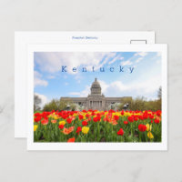 Kentucky Postcard mit Frankfort Staat Hauptstadt.