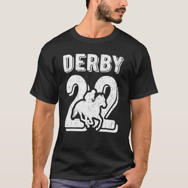 Kentucky Racing 2022 Derby Pferderennen T-Shirt (Vorderseite)