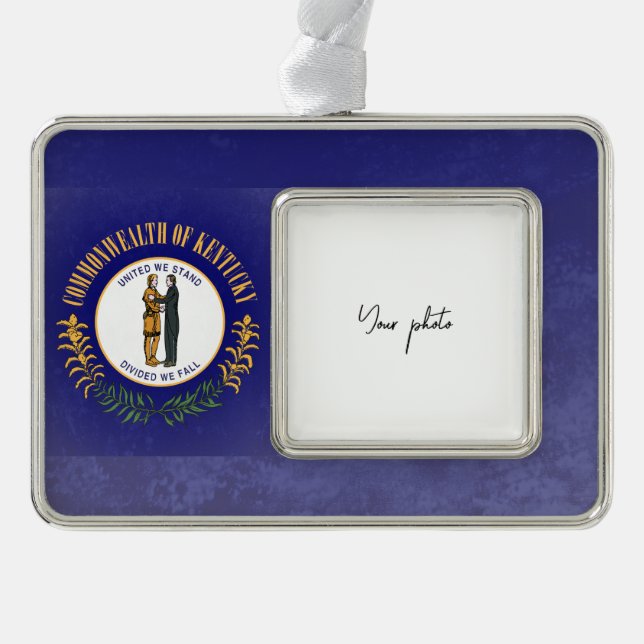 Kentucky Rahmen-Ornament Silber (Vorderseite)