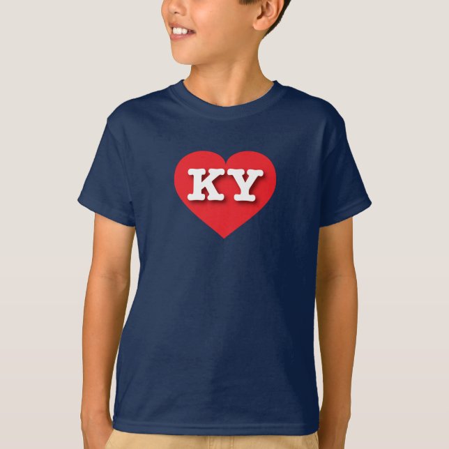 Kentucky Red Heart - I Liebe KY T-Shirt (Vorderseite)