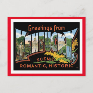 Kentucky Reise in die Vergangenheit Postkarte