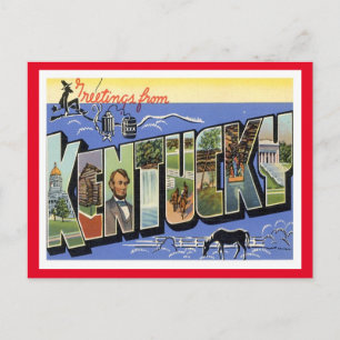 Kentucky Reise in die Vergangenheit Postkarte
