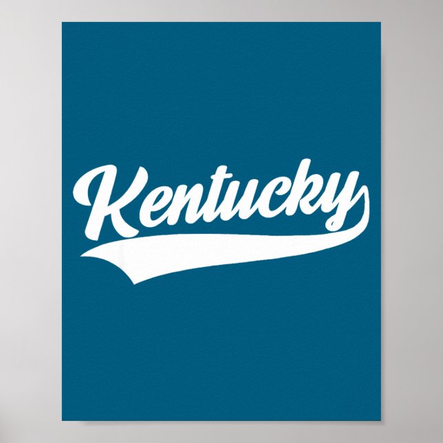 Kentucky - Retro-Design - klassisch  Poster (Vorne)