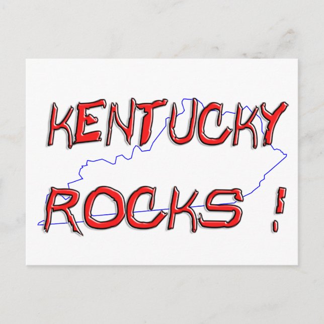 Kentucky ROCKS Postkarte (Vorderseite)