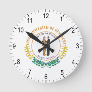 Kentucky Runde Wanduhr