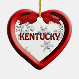 Kentucky Schneeflocken Herzstück Weihnachtsschmuck