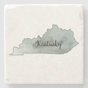 Kentucky Staat Illustration Steinuntersetzer
