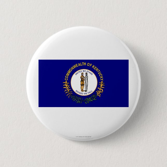 Kentucky-Staats-Flagge Button (Vorderseite)