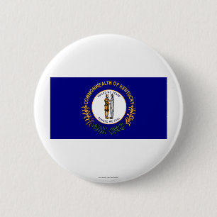 Kentucky-Staats-Flagge Button