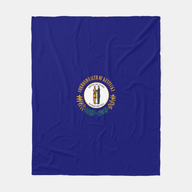 Kentucky State Flag Design Fleecedecke (Vorderseite)