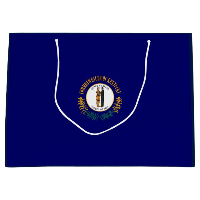 Kentucky State Flag Design Große Geschenktüte (Vorderseite)