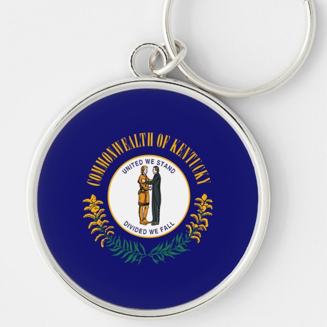 Kentucky State Flag Design Schlüsselanhänger (Vorne)