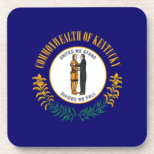 Kentucky State Flag Design Untersetzer (Vorderseite)