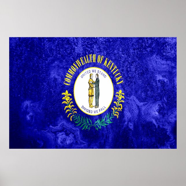 Kentucky State Flag Poster (Vorne)