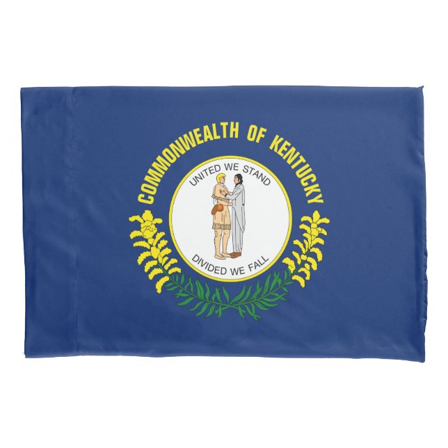 Kentucky State Flag Print Patriotc Kissenbezug (Vorderseite)