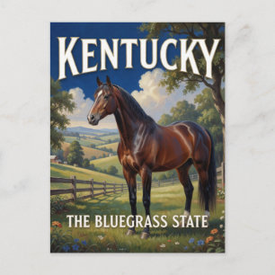 Kentucky State Pride 🐎 Pferdeland Postkarte