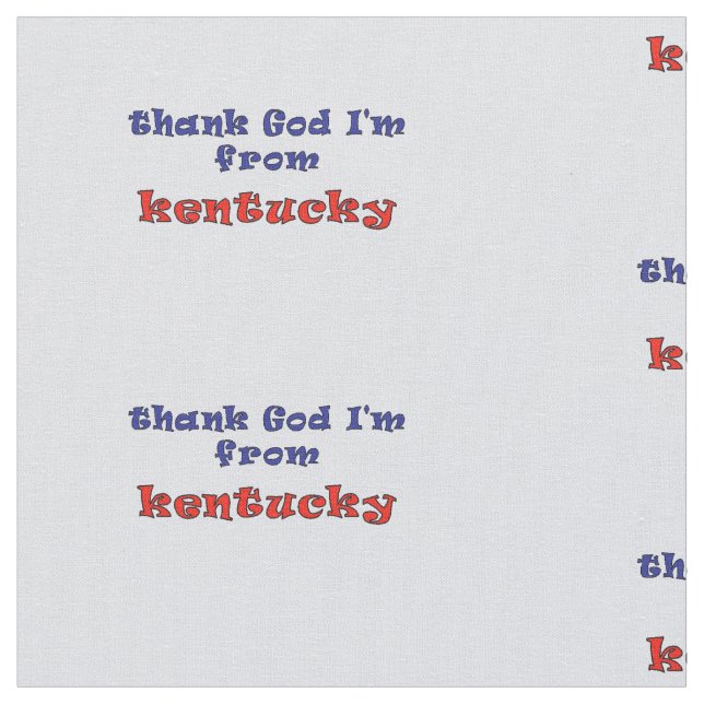 Kentucky Stoff (Nahaufnahme)