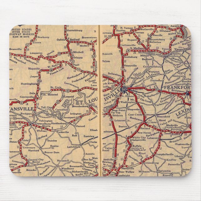 Kentucky, Tennessee 3 Mousepad (Vorne)