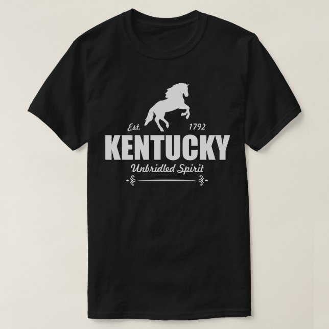 Kentucky Unbridled Spirit Niedlich Fun T-Shirt (Design vorne)