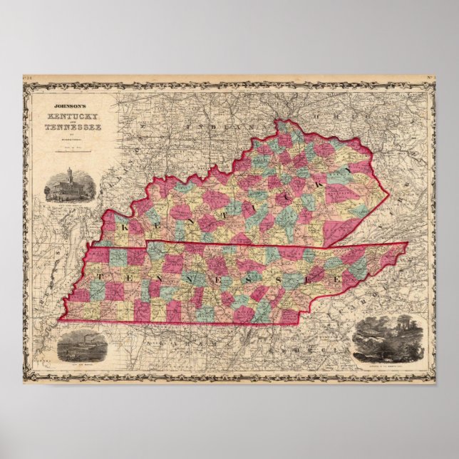 Kentucky und Tennessee 3 Poster (Vorne)