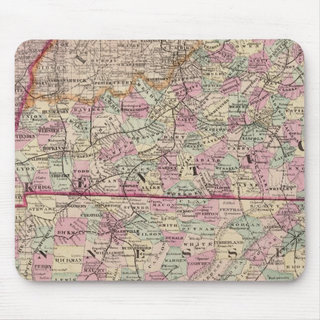 Kentucky und Tennessee 4 Mousepad (Vorne)