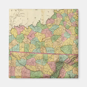 Kentucky und Tennessee 6 Magnet