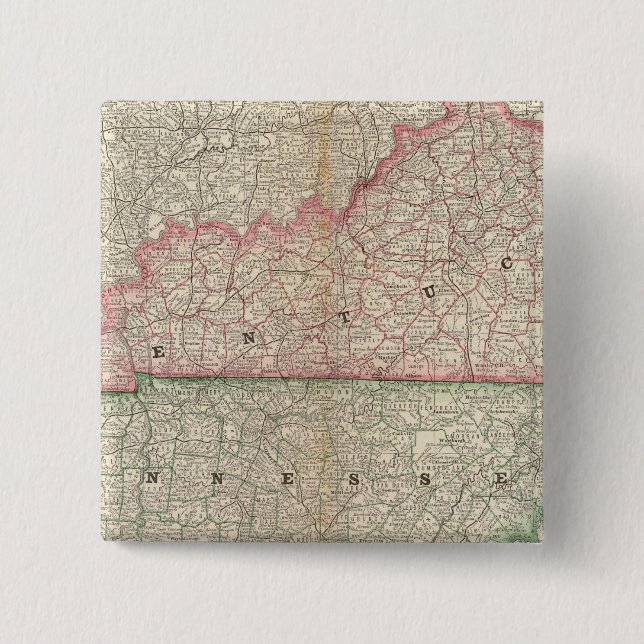 Kentucky und Tennessee 7 Button (Vorderseite)