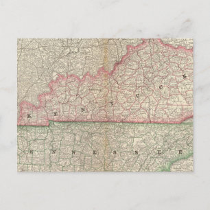 Kentucky und Tennessee 7 Postkarte