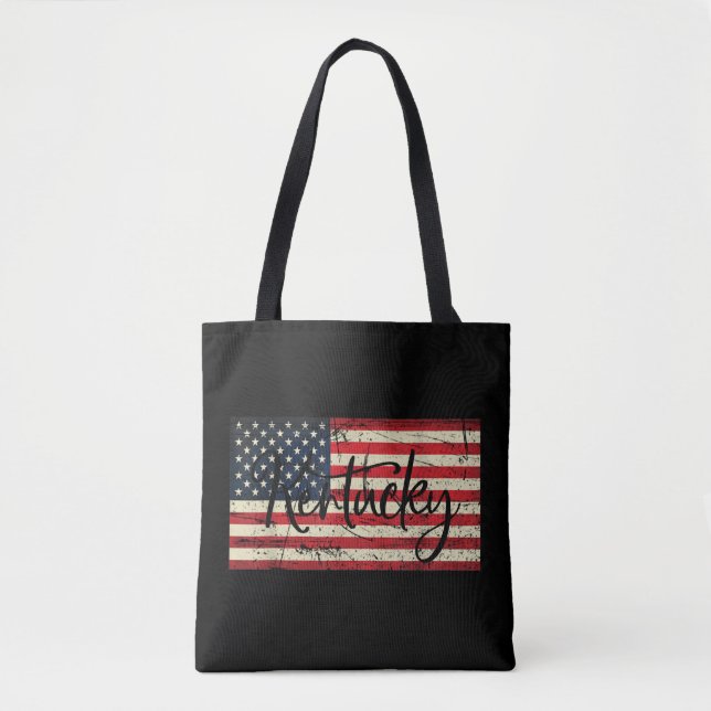 Kentucky USA Map Stars Tasche (Vorderseite)