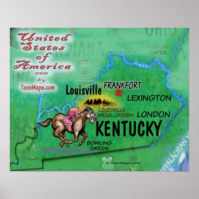 Kentucky USA Poster (Vorne)